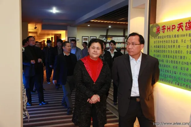 省委组织部领导在阳江市委常委、组织部长黎泽林陪同下莅临世界发烧音响博物馆考察调研