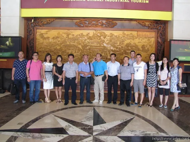 高明旅游协会领导一行30人到十八子集团有限公司参观